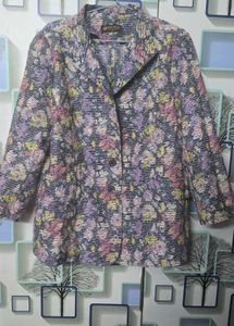 Floral Print Blazer