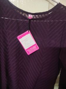 Synthetic Georgette Top With Tag Brand New