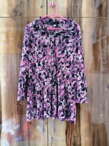Floral Print Tunic Top
