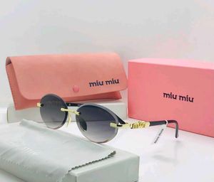 Miumiu Rimless Oval Sunglasses PREMIUM QUALITY