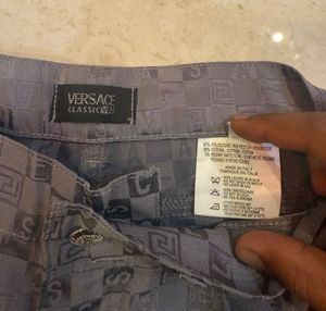 versace Grey Patterned Jeans