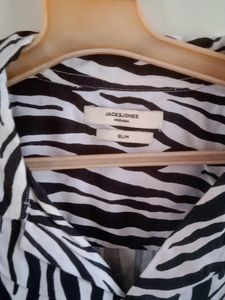 Jack &amp; Jones Zebra Pattern Shirt