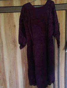 Embellished Purple Kurta