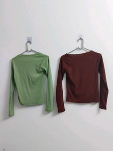 Combo of New Cute Long Sleeve Tops