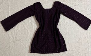 Desi sequence corset back kurti