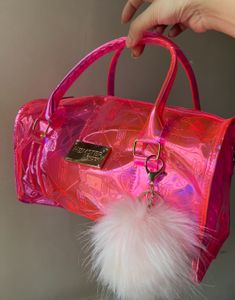 Y2K Holographic Duffle Bag
