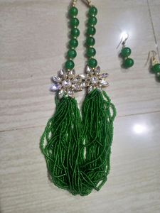 New Kundan&amp; Moti Mala