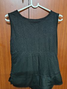 Black Lacey Tank Top From Brand denim