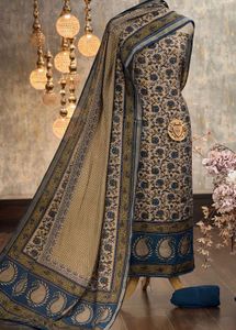 Elegant Printed Kurta Set with Dupatta