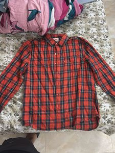 Classic Red Plaid Levi's Shirt