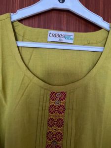 Green Cotton Kurta