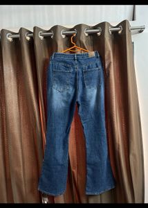 Navy blue Bootcut jeans for women