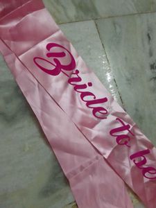 Bride To Be Sash