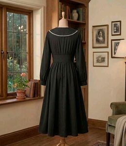 Elegant Black Midi Dress