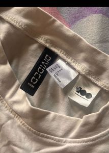 y2k fitted crop top h&amp;m