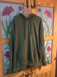 Olive Green Hoodie roadster