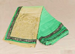 Chiffon blouse with stitched blous