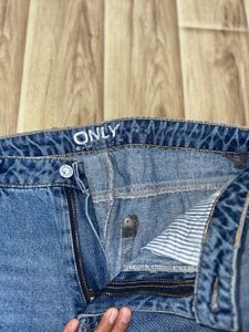 ONLY Two-Tone Wide Leg Jeans