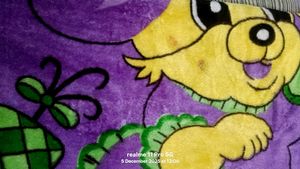 Purple Plush baby Blanket