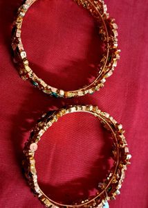 🎀🎀Gold Plated Kundan Patla set with pench