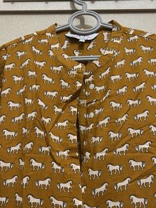 Horse Print Midi Dress