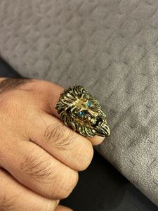 Lion Head Metal Ring