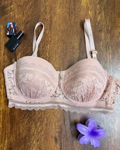 Elegant Lace Padded Bra