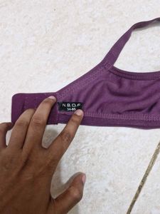 Comfortable Purple Bra