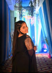 Elegant Black Party Gown