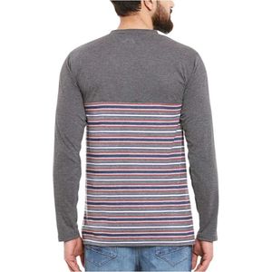 Men's Gray Crew Neck T-Shirt