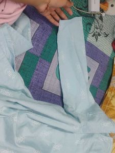 Light Blue Printed Kurta