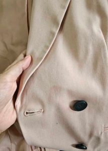 Zara Basic Double-Breasted Blazer