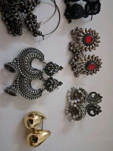 8 Assorted Ethnic &amp; Designer Earrings Set