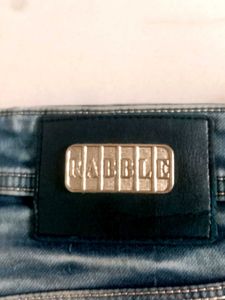 Distressed Blue Rabble Jeans