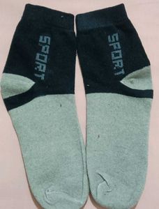 Sport Socks - Grey & Black