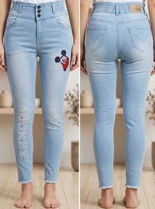 Light Wash Mickey Mouse Jeans