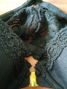Black Lace racerback Bra (34 front open)