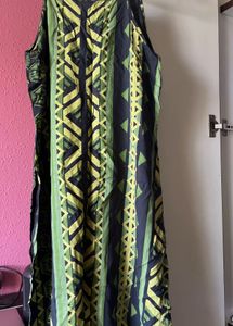 Boho Geometric Print Spaghetti Strap Top