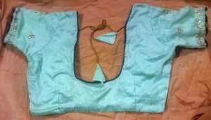 Cyan Colour Blouse