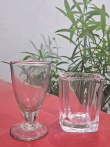Set Of Two Unique Shorts Glass A