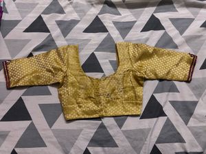 Elegant Brocade Blouse