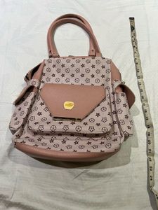 Stylish Pink Monogram Handbag