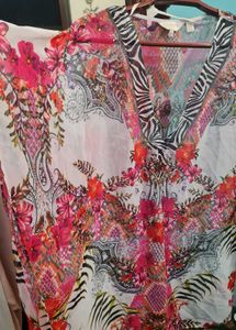 Ted Baker V-Neck Tunic Top/Swimsuit c