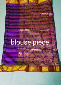 Multi Colour Kanjeevaram Silk Saree
