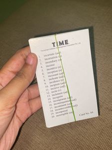 TIMES Cue Cards For Vocabulary