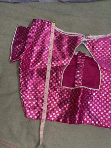 Pink Polka Dot Blouse (new)