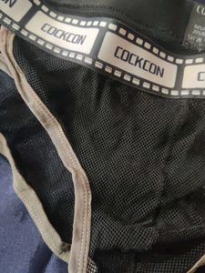 Men's Black Mesh Briefs