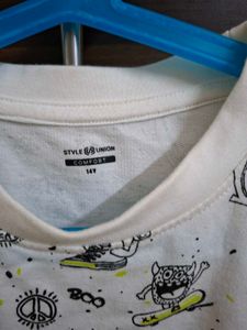Fun Cartoon Print Sweatshirt