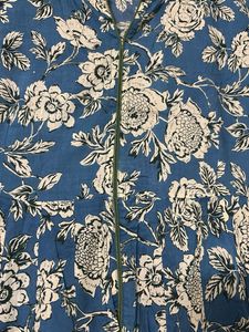 Floral Print Kurta Dress