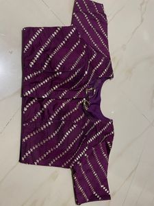Final Price New purple wine color blouse for sale